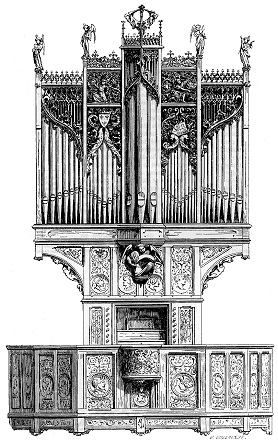 Buffet d'orgue de l'église d'Hombleux